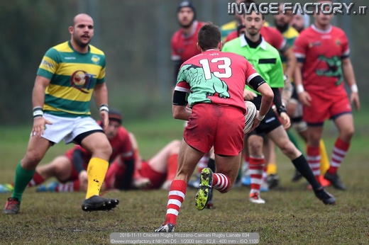 2018-11-11 Chicken Rugby Rozzano-Caimani Rugby Lainate 034